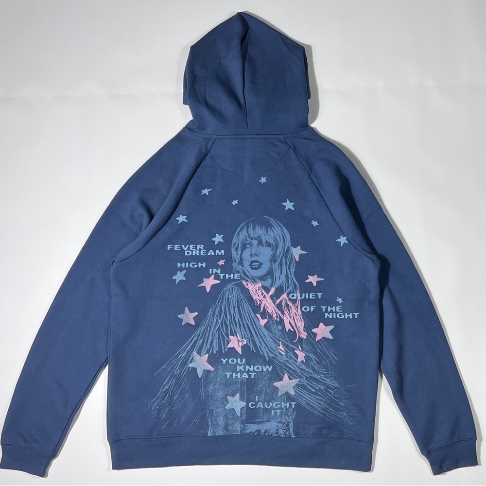 NWT Official Taylor Swift Cruel Summer Hoodie Fever Dream Lover Navy Blue
